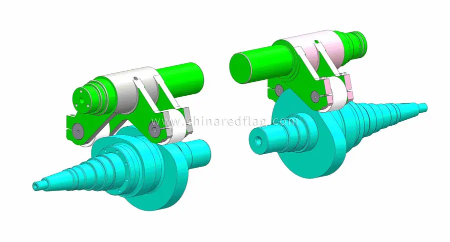 conjugate cam beating mechanism